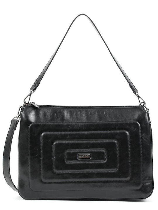 Doca Damen Tasche Schulter Schwarz