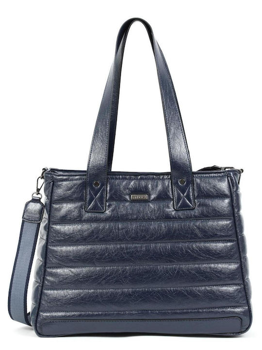 Doca Damen Tasche Schulter Blau