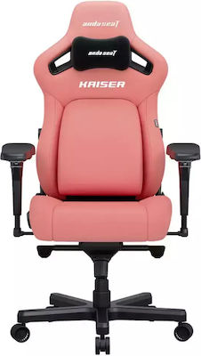 Anda Seat Kaiser 4 L Καρέκλα Gaming Δερματίνης με Ρυθμιζόμενα Μπράτσα Ροζ