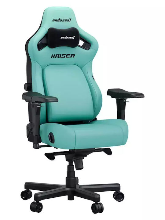 Anda Seat Kaiser 4 L Καρέκλα Gaming Δερματίνης με Ρυθμιζόμενα Μπράτσα Πράσινη