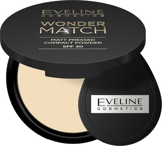 Eveline Cosmetics Eveline_wonder Match Mattierendes Kompaktpuder LSF30 01 8g