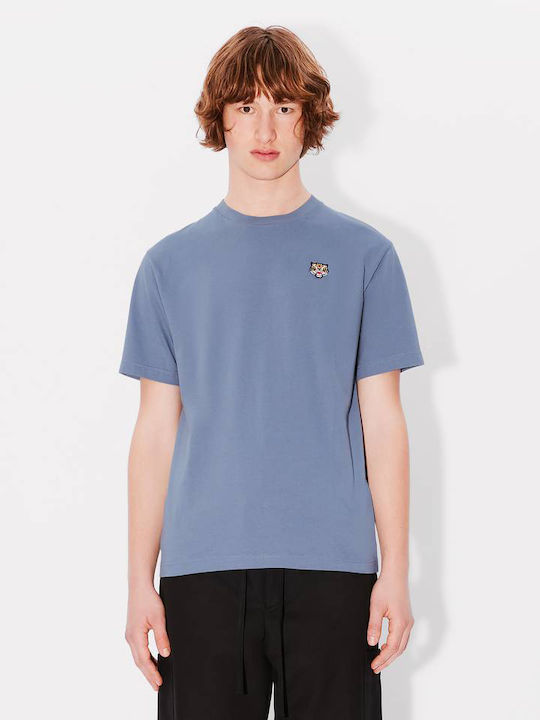 Kenzo Men's Short Sleeve T-shirt Classic Blue