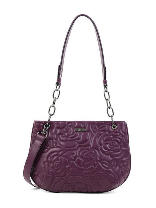 Doca Damen Tasche Schulter Lila