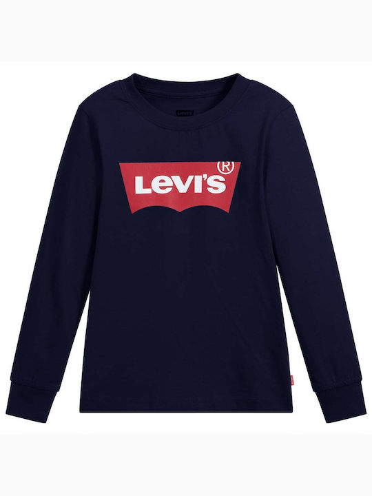 Levi's Bluză pentru copii Cu mâneci lungi Albastru închis