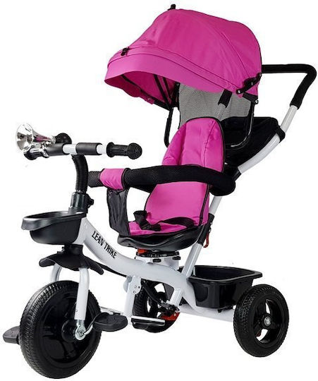 Lean Toys Sport με Χειρολαβή Γονέα Ροζ