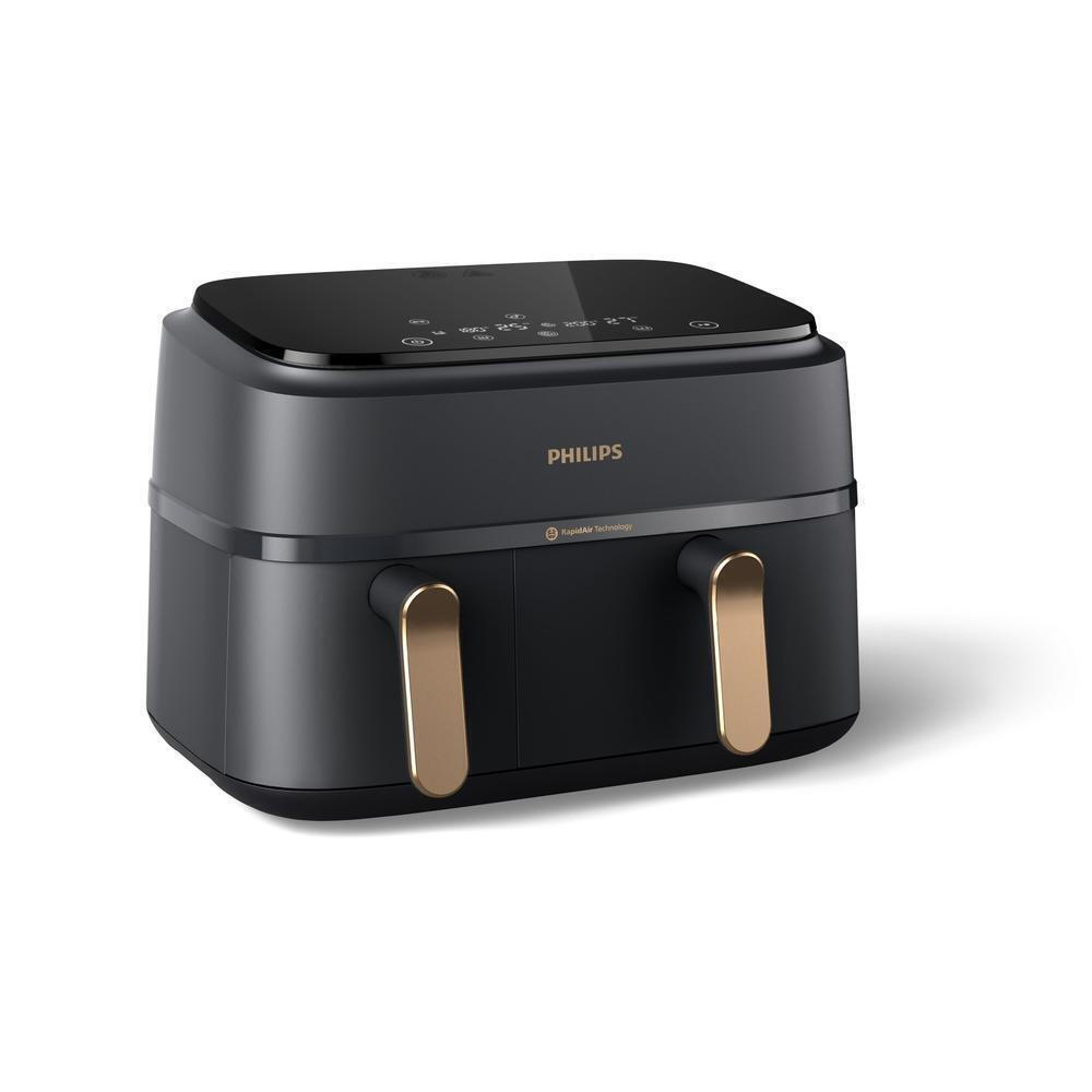 Philips 3000 Series Air Fryer με Διπλό Αποσπώμενο Κάδο 9lt Μαύρο