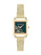 Ted Baker Γυναικείο Ρολόι 34mm Μπαταρίας με Χρυσό Μεταλλικό Μπρασελέ