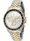 Maserati Men's Watch 44mm Chronograph Battery with Metal Bracelet