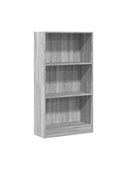 Bookcase Grey Sonoma 60x24x109cm