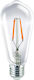 Just LED Λάμπα LED 12W για Ντουί E27 και Σχήμα ST64 Φυσικό Λευκό