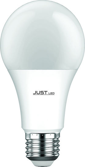 Just LED Λάμπα LED 12W για Ντουί E27 και Σχήμα A60 Φυσικό Λευκό 1320lm