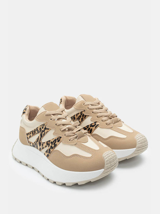 Sneakers Combination of Colors & Materials 4338013-animal Print