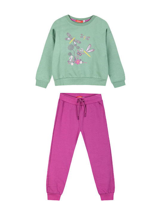 Energiers Kids Sweatpants Set Dahlia