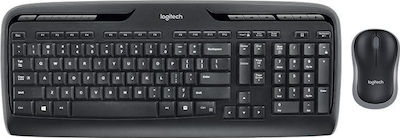 Logitech Wireless Combo MK330 Σετ Πληκτρολόγιο & Ποντίκι Γερμανικό