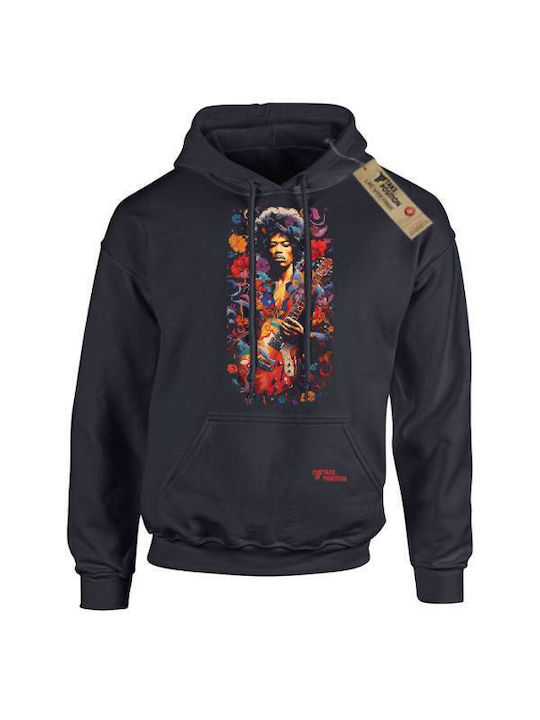 Hoodie Takeposition H-cool Jimi Hendrix Black 907-7760