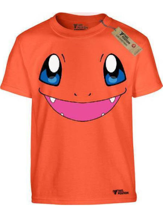 Kinder-T-Shirt orange H-cool