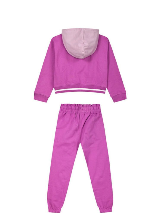 Energiers Kids Sweatpants Set Purple