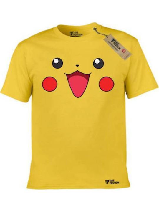 Tricou pentru copii Galben H-cool Anime