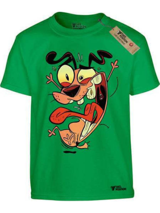 Kids' T-shirt Green Freak