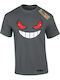 Herren Baumwoll-T-Shirt Takeposition Gendar Pokemon Dunkelgrau 320-1389-08
