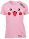Tricou din Bumbac cu Mâneci Scurte pentru Femei Takeposition Pokemon Pikachu Roz Deschis 504-1380-22