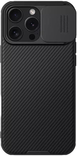 Nillkin Camshield Pro Magnetic Umschlag Rückseite Kunststoff / Silikon 1mm Schwarz (iPhone 17 Pro Max / iPhone 17 Pro / iPhone 16 Pro Max)