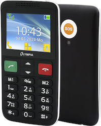 Olympia Lux Dual SIM Telefon Mobil Cu Butoane Mari Negru