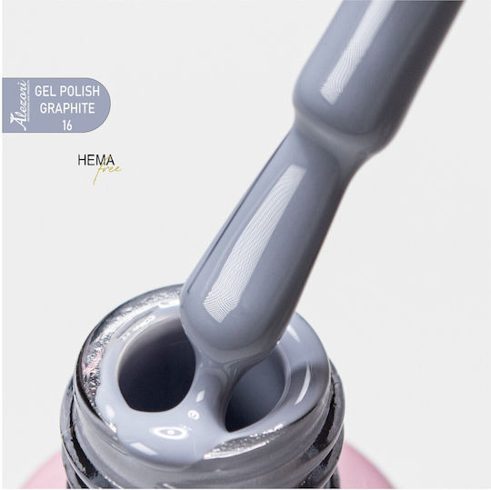 Alezori Halb-permanenter Nagellack Graphite 16 15ml 1Stück