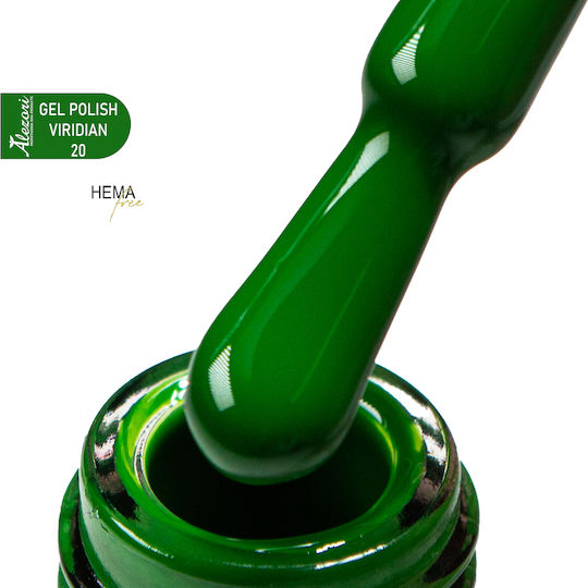 Alezori Ημιμόνιμο Βερνίκι Νυχιών Viridian 20 15ml