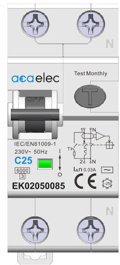 Aca Phase Earth Leakage Relay EK02050085