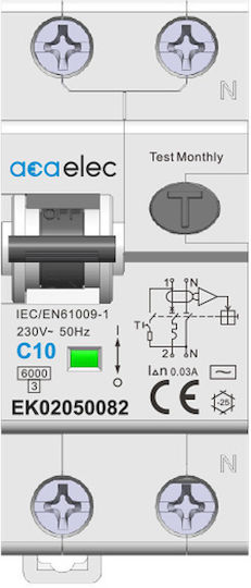 Aca Phase Earth Leakage Relay EK02050082