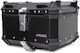 Rebel Aluminium Motorcycle Top Case 65lt Black