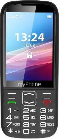 MyPhone Halo 4 LTE Dual SIM Κινητό με Μεγάλα Κουμπιά Μαύρο