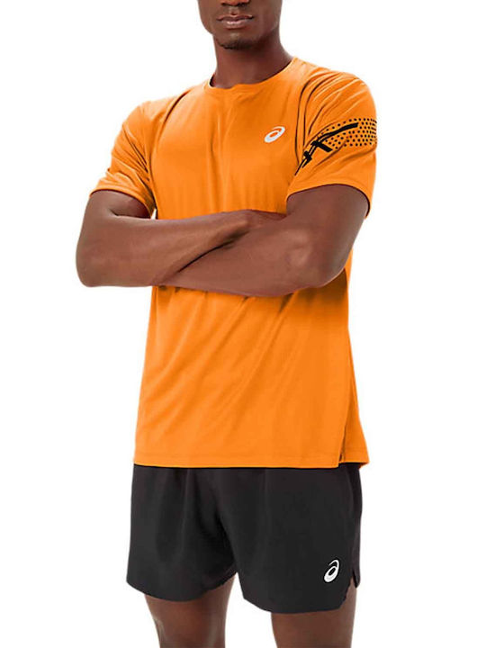 ASICS Men's Short Sleeve T-shirt Orange