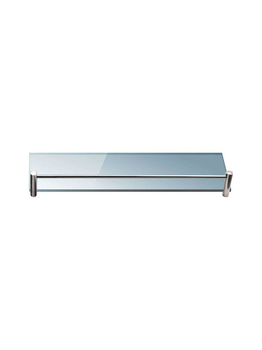 Karag Mensole 0644 Wall Mounted Bathroom Shelf Glass with 1 Shelf 40x10x4cm