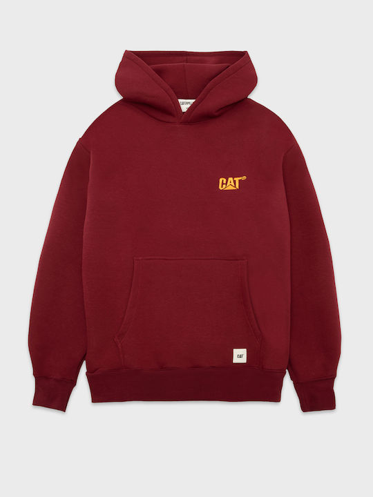 Sweatshirt mit Kapuze Bordeaux