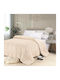 Melinen Κουβερτοπάπλωμα με Γέμιση Hollowfiber Μονό 160x220εκ. Ecru 750 GSM