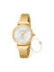 Just Cavalli Watch with Gold Metal Bracelet