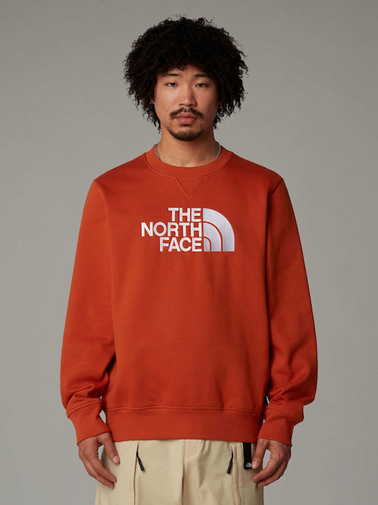The North Face Drew Peak Sweatshirt Orange