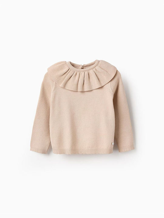 Zippy Kids Sweater Long Sleeve Beige