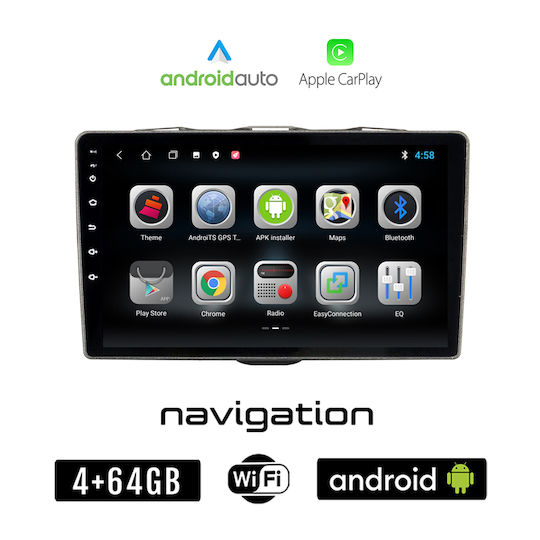 Booma Car Audio System for Alfa Romeo Giulietta 2014 2020 (Bluetooth/USB/WiFi/GPS/Apple-Carplay/Android-Auto) with Touch Screen 10"