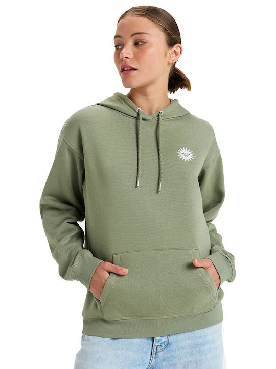 Roxy Surf Stoked Women's Hooded Sweatshirt Khaki