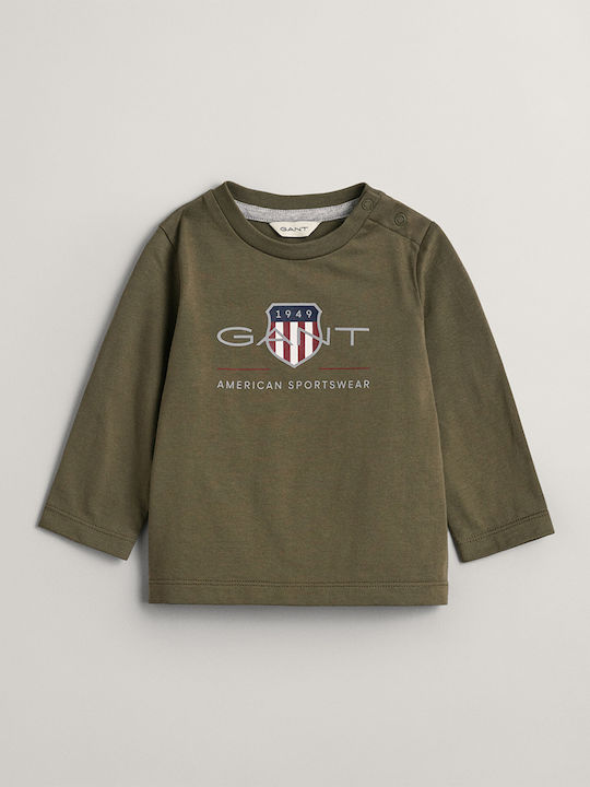 Gant Kids Blouse Long Sleeve Olive Archive