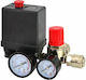 Awtools Compressor Pressure Switch 230v 2 Input 1/4"