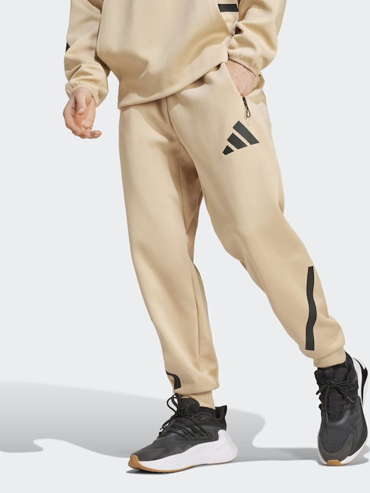 ウェア ballaholic TSC Mesh Long Pants (beige) adidas Z.N.E. Fotbalistic Pantaloni de trening cu Elastic Bej
