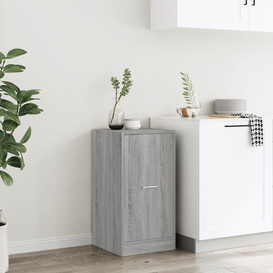 Vidaxl Συρταριέρα Γενικής Χρήσης Γκρι Sonoma 40x41x77,5cm Επεξ Ξύλο 1 Τεμ Γκρι