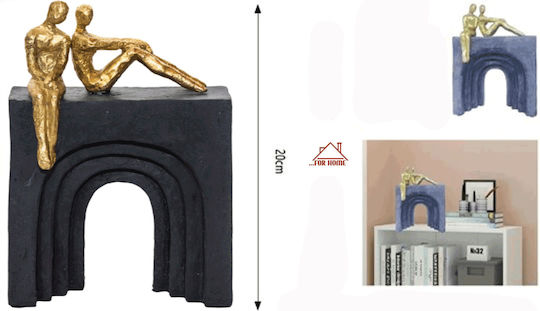 ForHome Figură Decorativă din Polirășină 582479 15x5x20cm 1buc