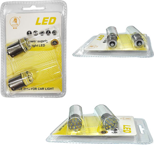 EJC Lămpi Autoturismului P21W-BA15S-1156 LED 12V 2buc