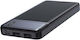 Diva PB-103B Power Bank 10000mAh mit 2 USB-A Anschlüssen und USB-C Anschluss Schwarz
