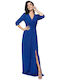 RichgirlBoudoir Maxi Evening Dress Blue